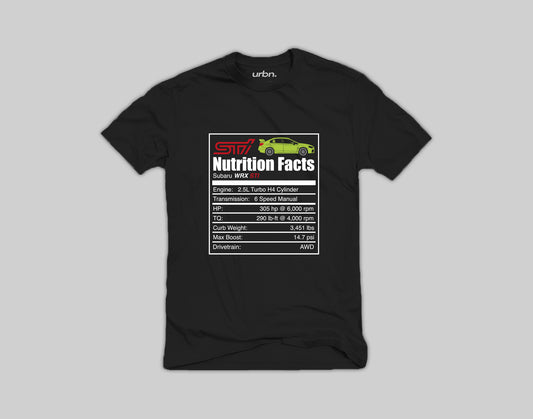 Nutrition Facts Subie (T-shirt)